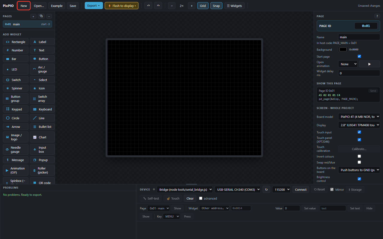 Empty Editor; New in a red box