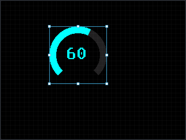 Arc / gauge: On the display