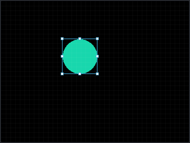 Circle: On the display