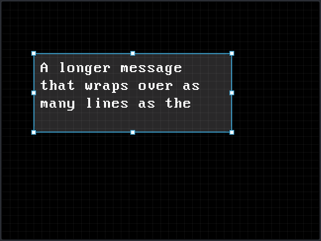 Message: On the display
